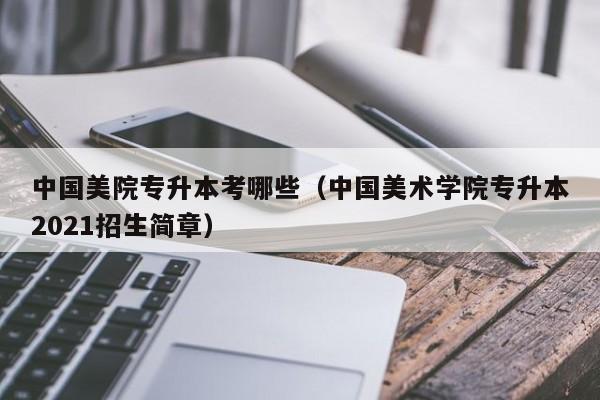 中国美院专升本考哪些（中国美术学院专升本2021招生简章）