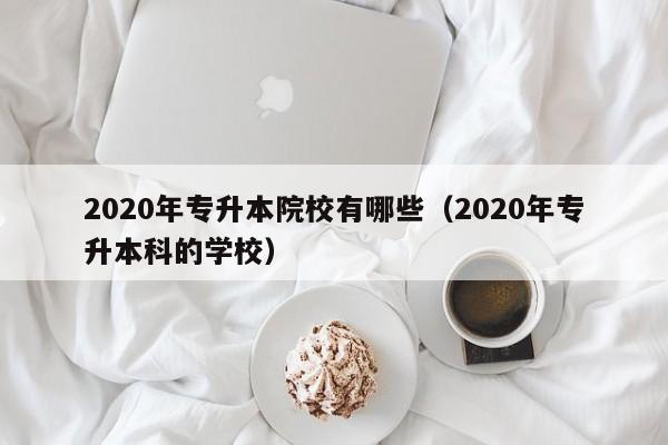 2020年专升本院校有哪些（2020年专升本科的学校）